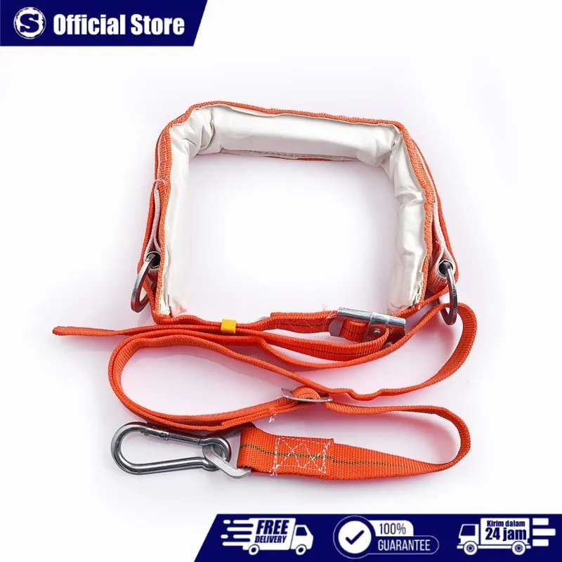 Sabuk Tali Pengaman keselamatan Panjat Tebing Industri Safety Belt- oranye