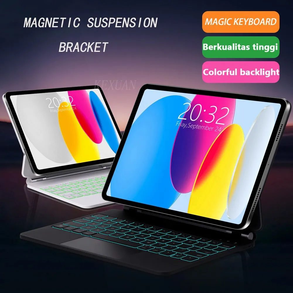 NEW IPad Magic Keyboard Floating Cantilever Keyboard Case Wireless Bluetooth Keyboard For IPad Air 4 Air5 iPad Pro 11 2021 Ipad gen 10/11 Air 6