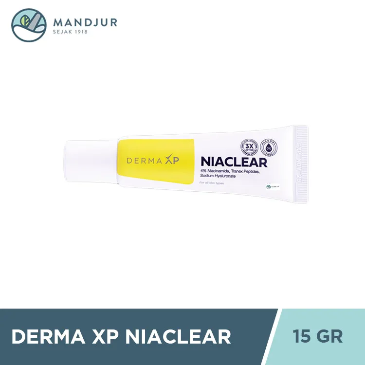 Derma XP Niaclear 15 gr - Mencerahkan dan Menyamarkan Noda Hitam