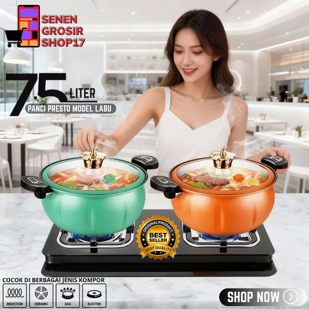 SN COD Panci Presto Labu Teflon Presto Pressure Cooker