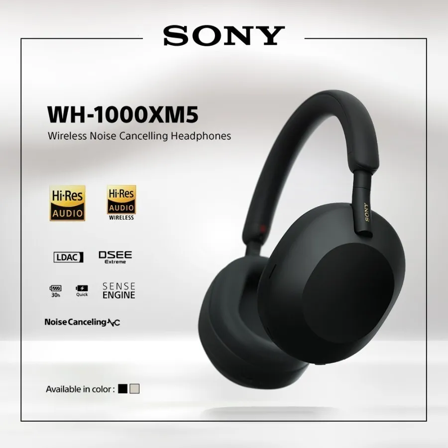 Sony WH-1000XM5 / WH1000XM5 / WH1000 XM5 Noise Cancelling Headphone