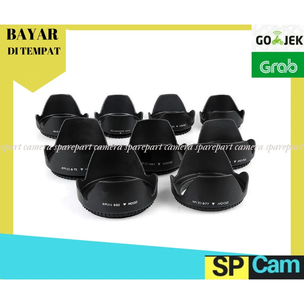 Flower Lens Hood Universal lenshood 49mm 52mm 55mm 58mm 62mm 67mm 72mm 77mm 82mm