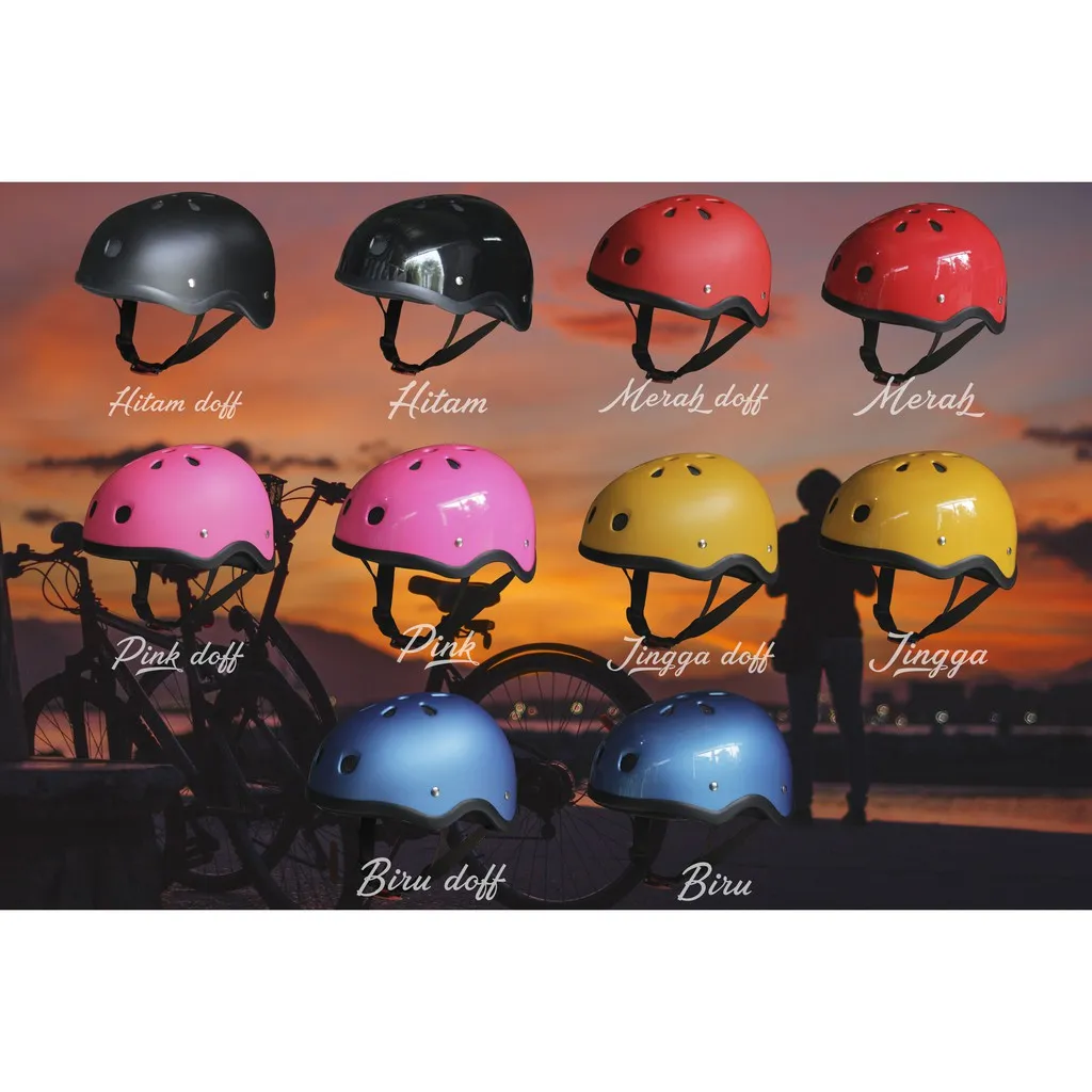 HELM SEPEDA DEWASA (BERSEPEDA,SKATEBOARD,ARUM JERAM,OUTBOUND)