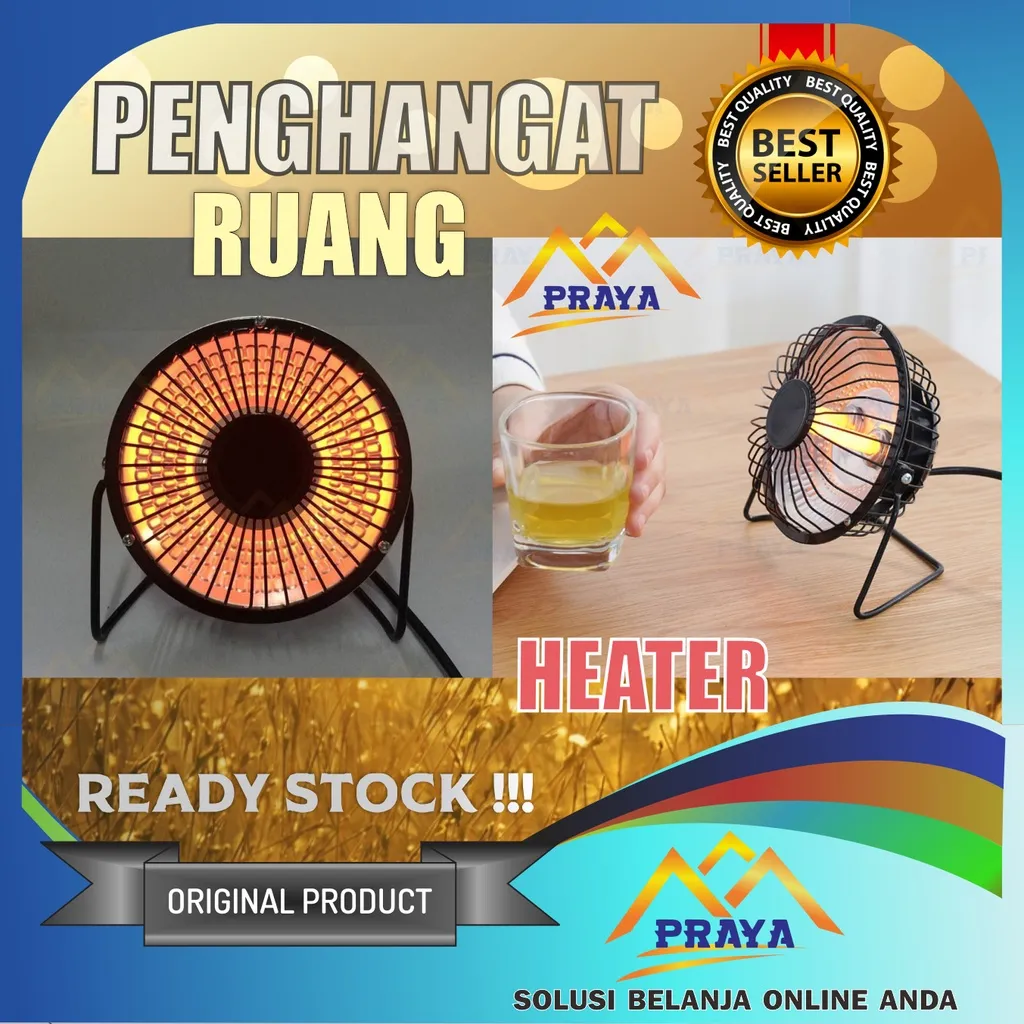 HEATER MINI ALAT PENGHANGAT PEMANAS RUANG UDARA RUANGAN ELEKTRIK