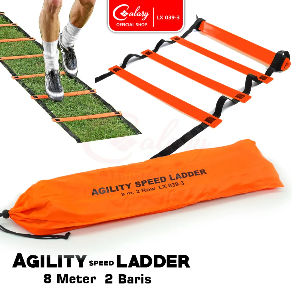 CALARY Ladder Agility Drills  8m training Tangga Kelincahan Ketangkasan Latihan Atlit Tangkas 039-3