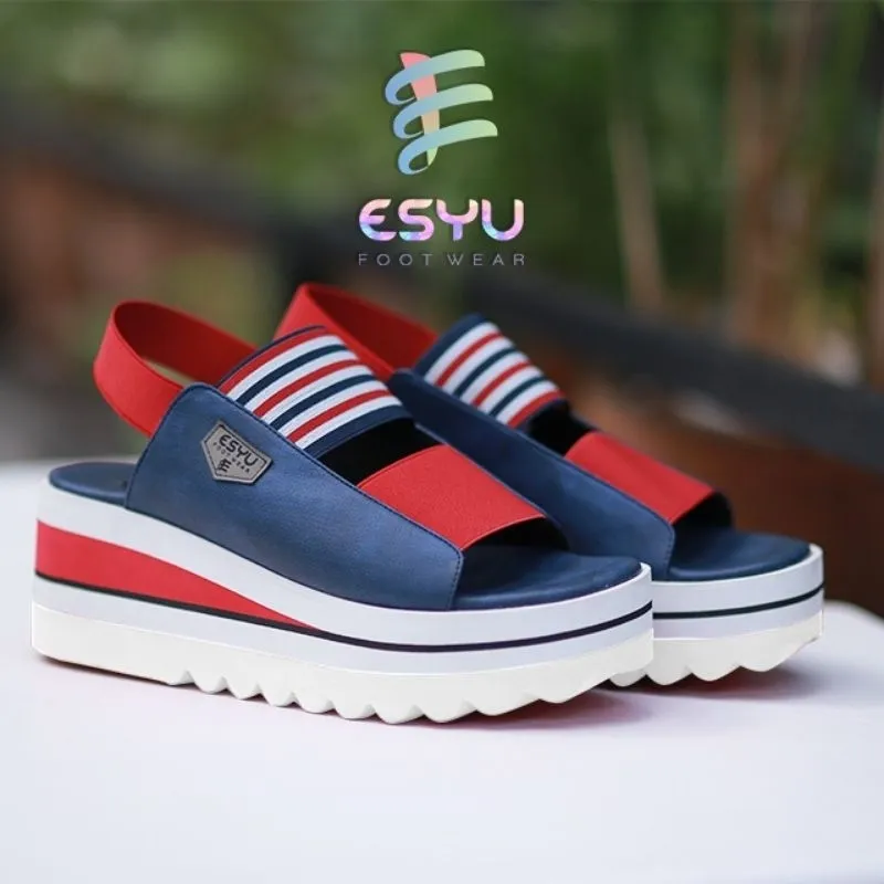 ESYUFOOTWEAR - BLASTER Red- Sepatu wedges