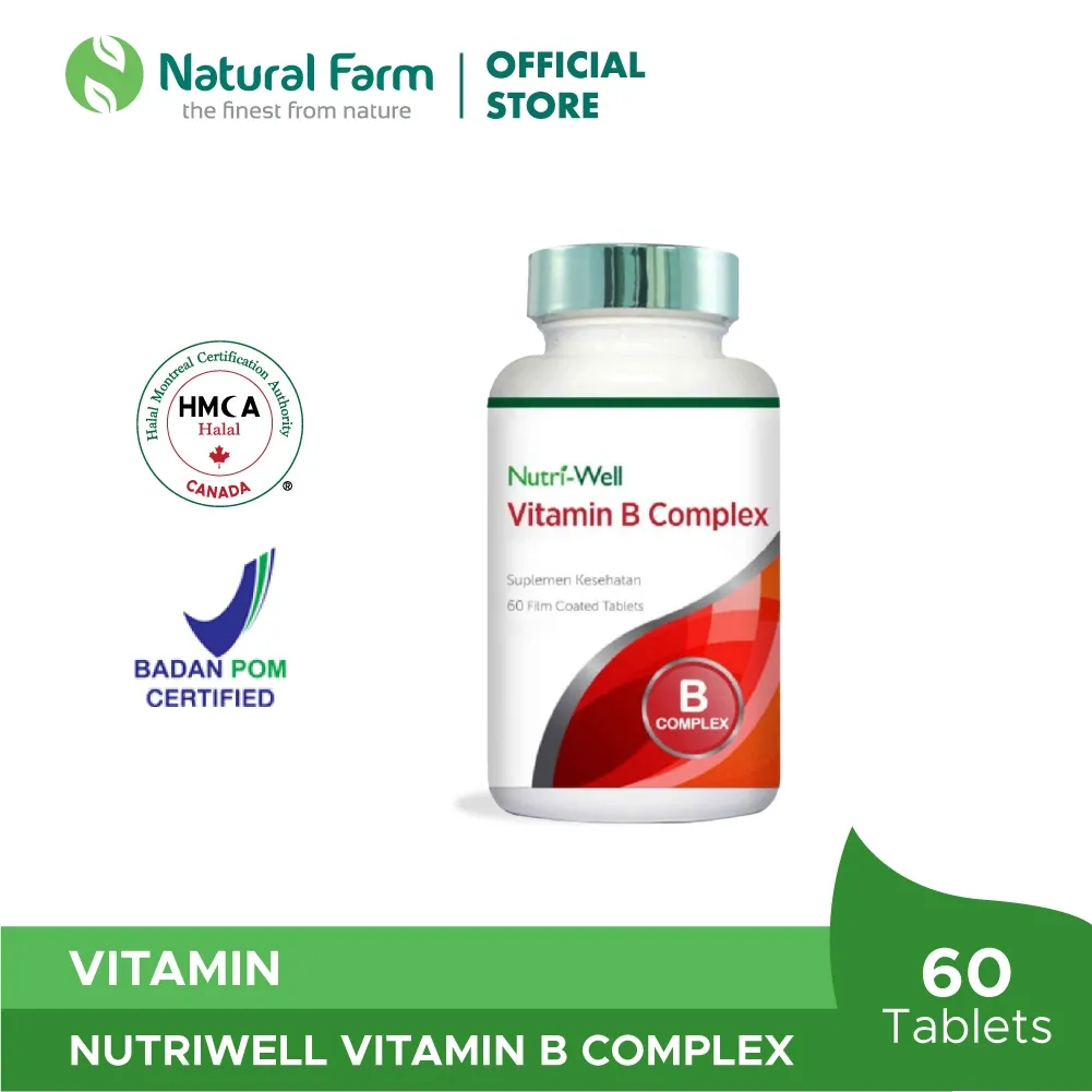 Nutriwell Vitamin B Complex - 60 Tablets