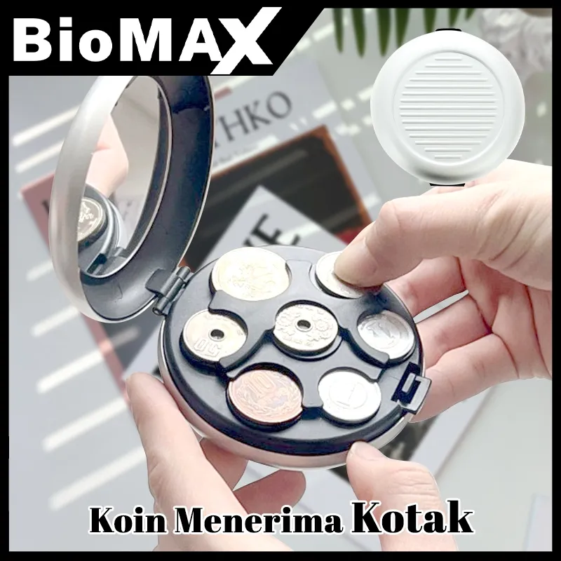 7 Slot 35 Koin Dompet Koin Organizer Holder Klasifikasi Lucu Coin Wallet Tempat Koin Organizer Dispenser