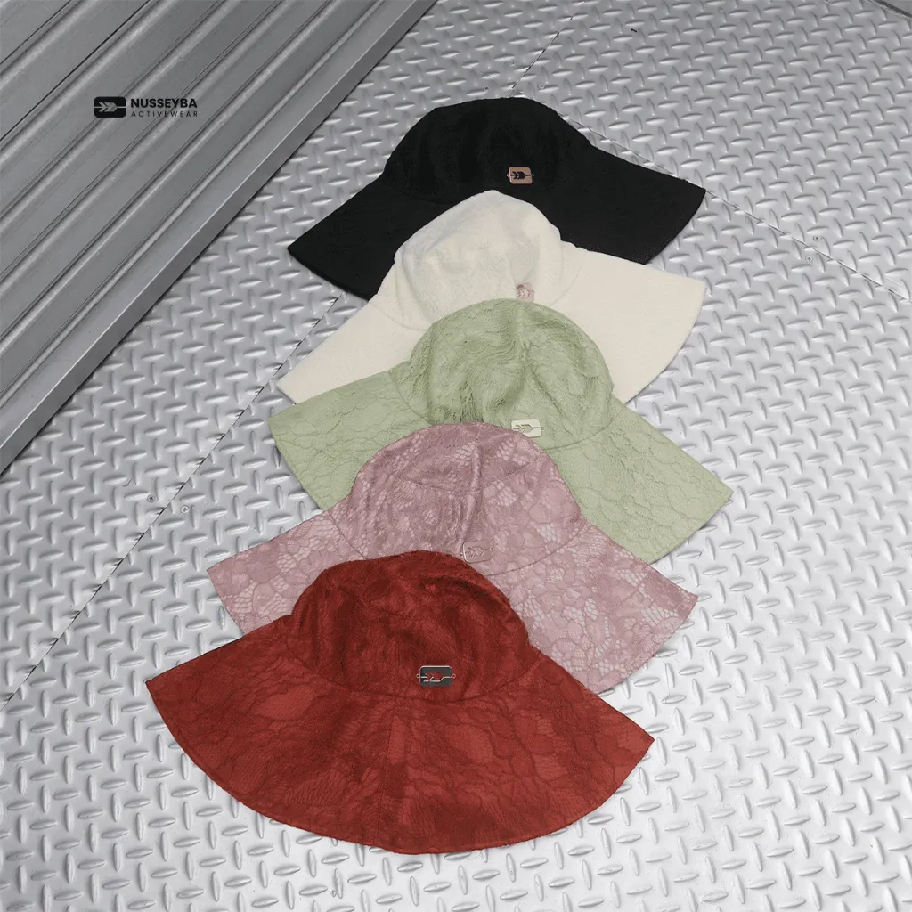 Nusseyba Chafika Bucket Hat Topi Umroh Bucket Hat Topi Bucket Cantik