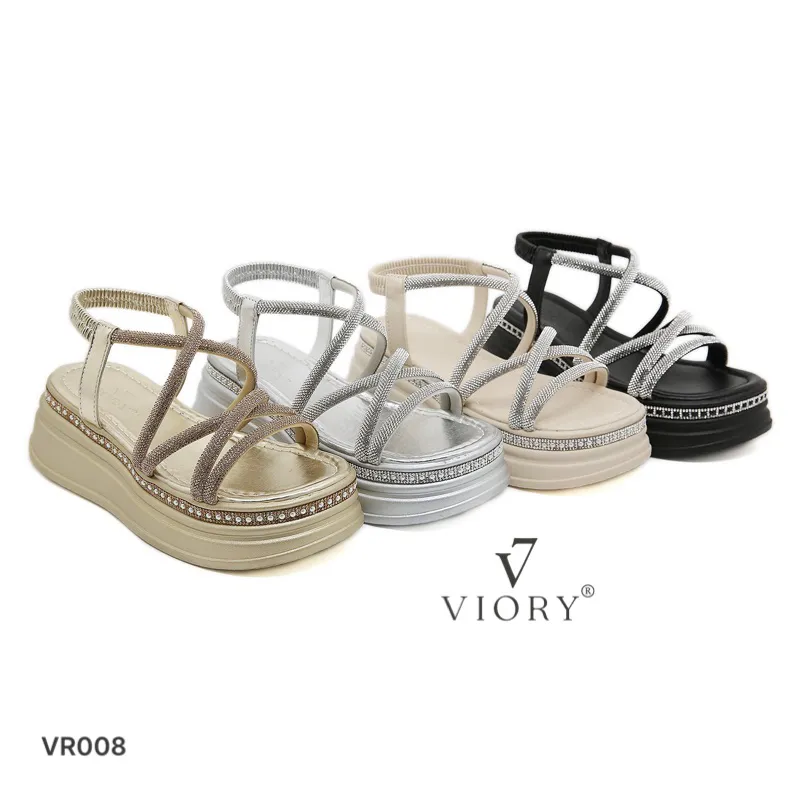 VIORY Sandal Slingback Wedges Shoes #VR008