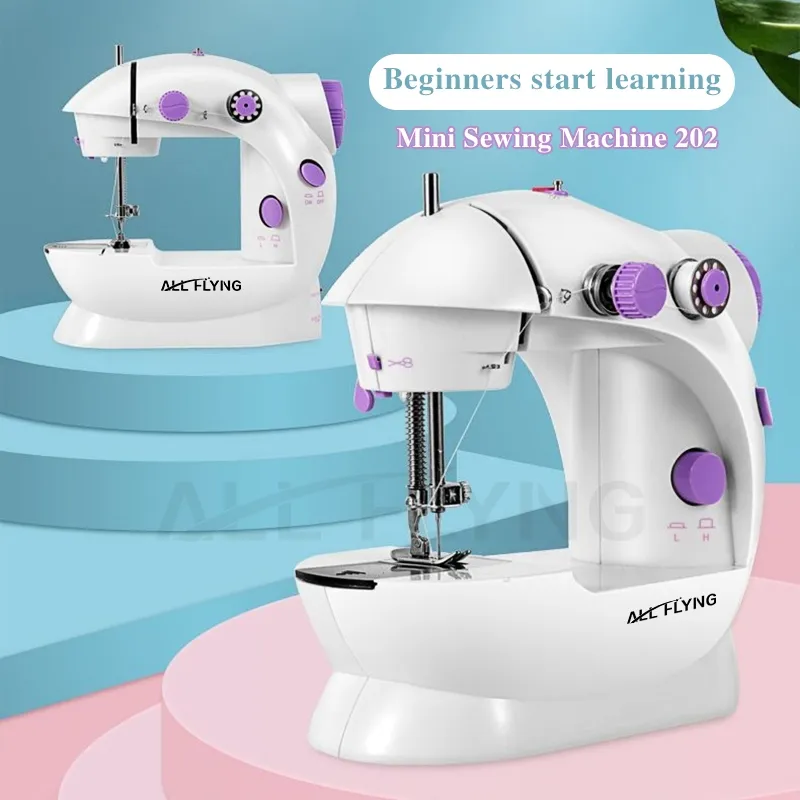 ALL FLYING    Mesin jahit Mini Electric 202 Mesin Jahit Kit Mesin Jahit Portable 2 Kecepatan Dengan