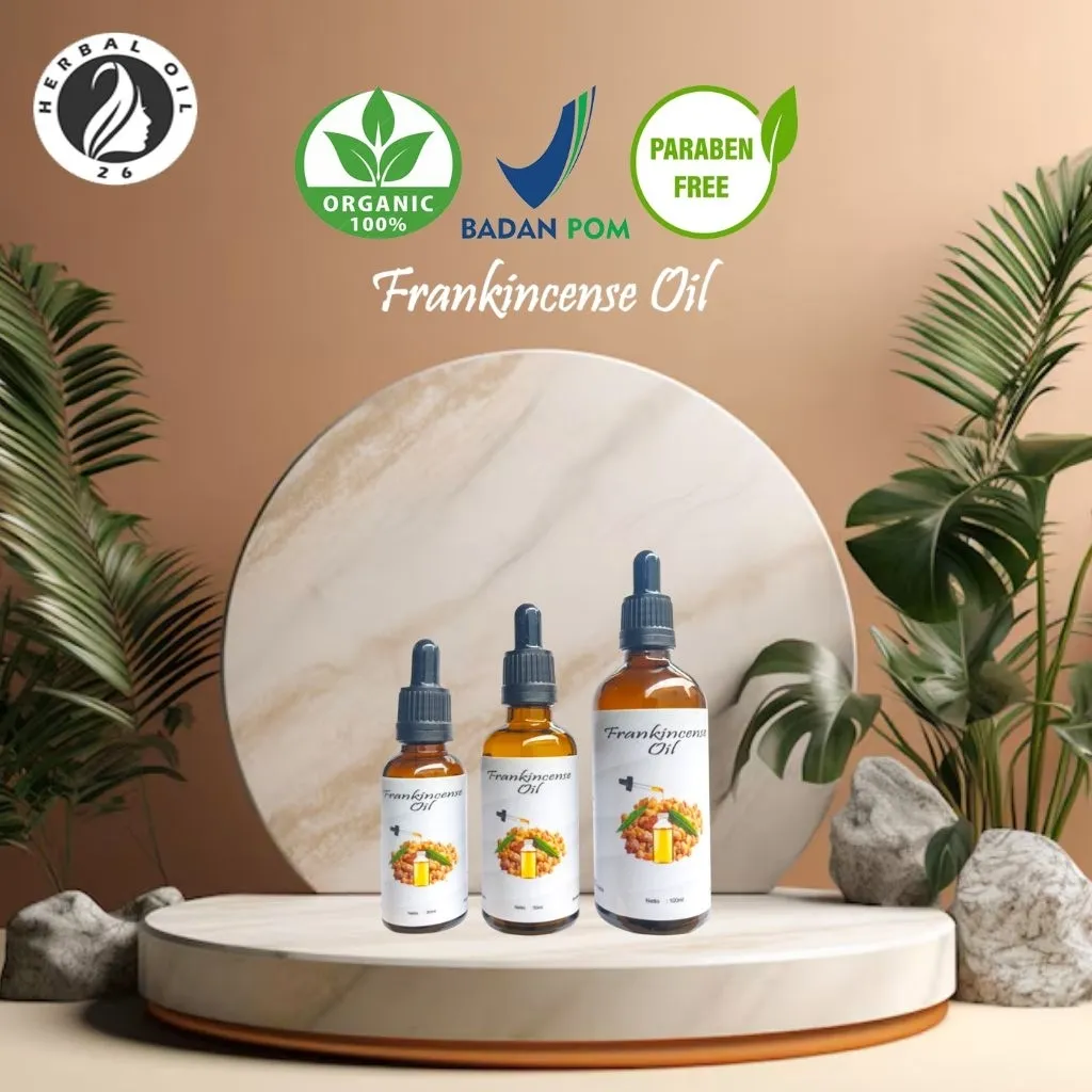 Pure Frankincense Oil 100% Organic Cosmetic Grade - Aromatherapy - Body Care.