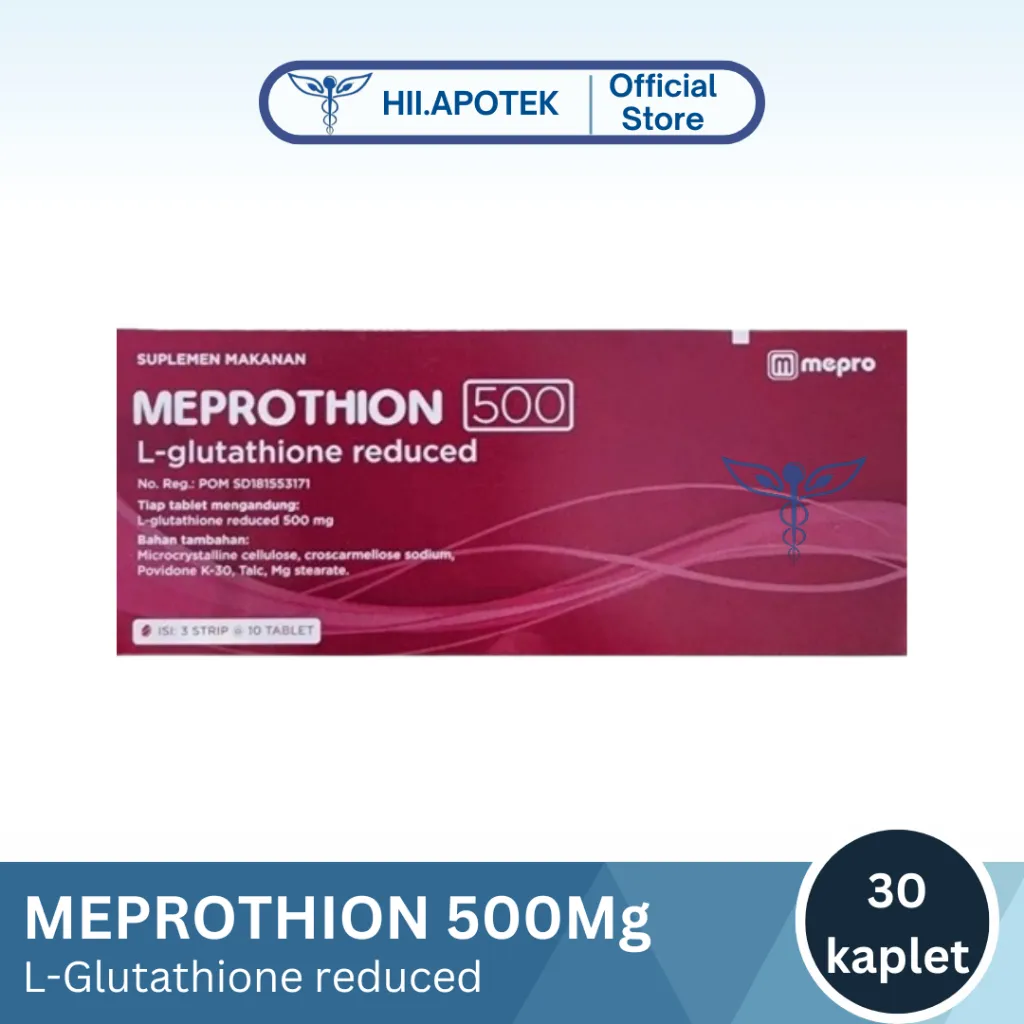 1 Box Meprothion 500 l-glutathione 30 kapsul Dewasa