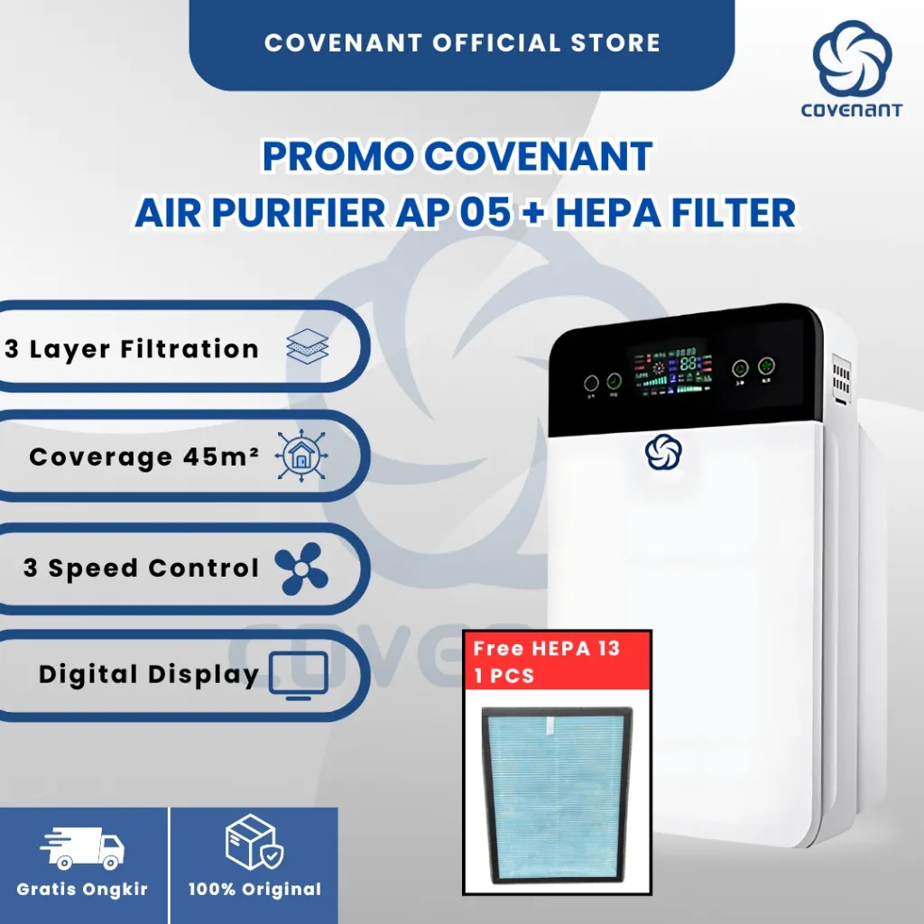 Covenant Air Purifier AP-05 PROMO Pembersih Udara Dengan Hepa Filter