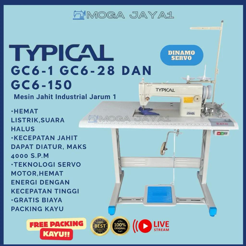 Mesin Jahit Typical Second