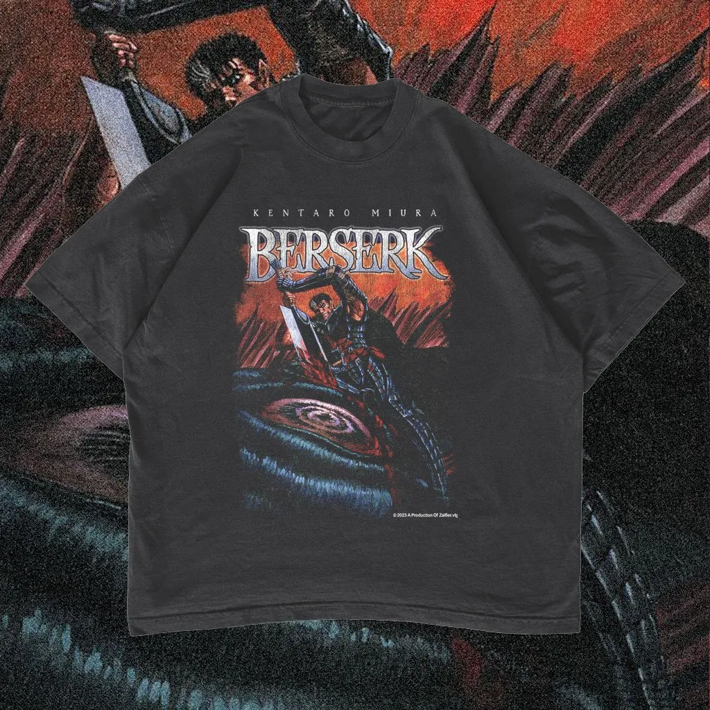 Berserk Guts Oversized T-shirt Anime #29