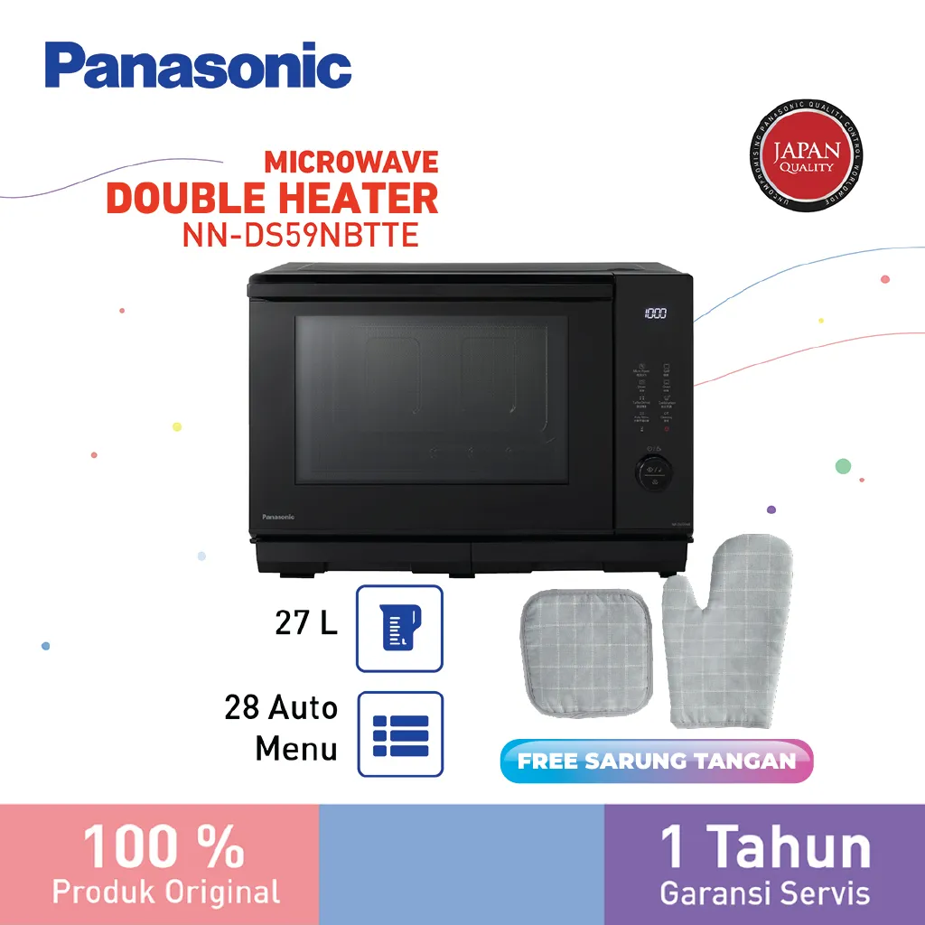 Panasonic NN-DS59NBTTE Multifunction Steam Grill Microwave Oven [27L]