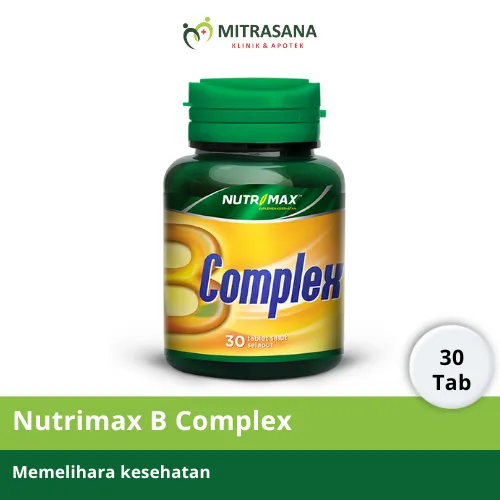 Nutrimax B Complex 30 Tab - Membantu Memenuhi Kebutuhan Vitamin B Complex Harian