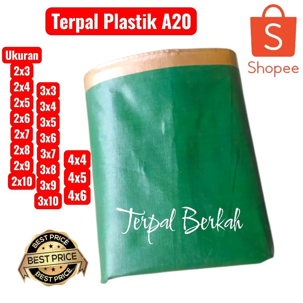 Terpal Plastik A20 Korea Tebal Tahan Jemur – High Quality & Waterproof