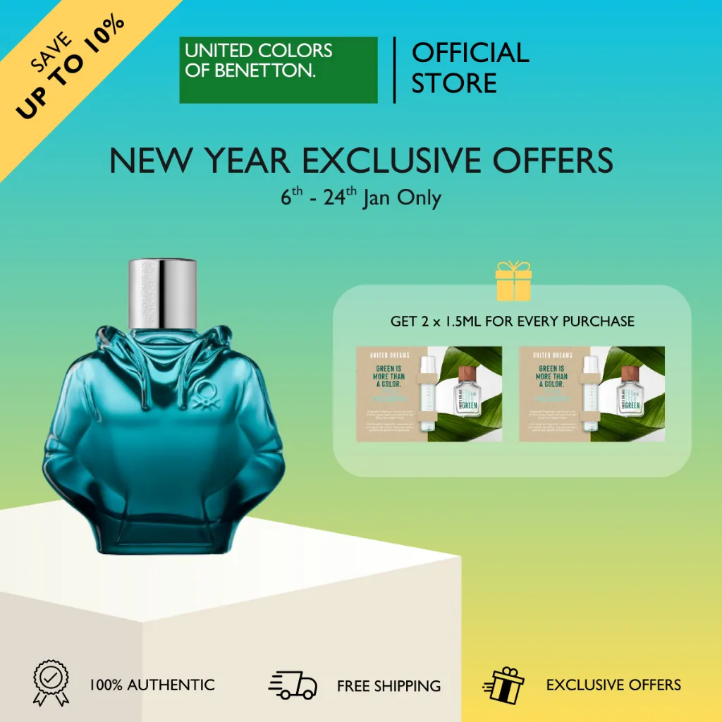 Benetton Fragrances We Are Tribe Cool EDT 90ml - Woody Musk Fragrance For Men