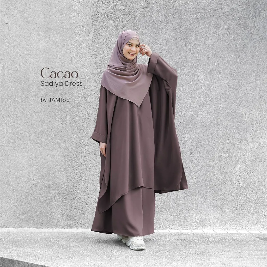 Jamise | Sadiya Dress - One Set Tunic Oversize & Skirt Melayu