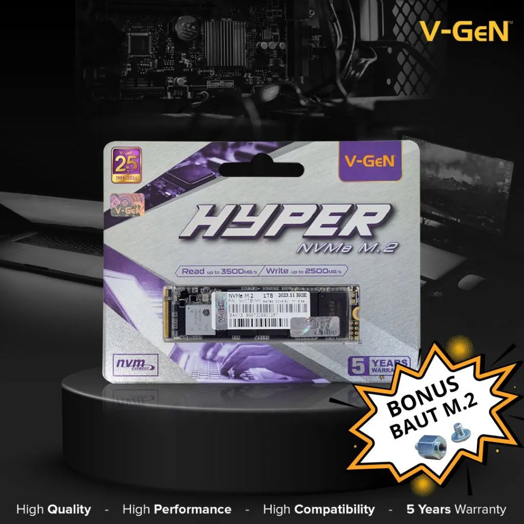 SSD M.2 128gb 256gb 512gb 1tb 2tb NVMe 2280 V-GeN Solid State Drive M2 PCIe 128 256 512 VGEN Hyper