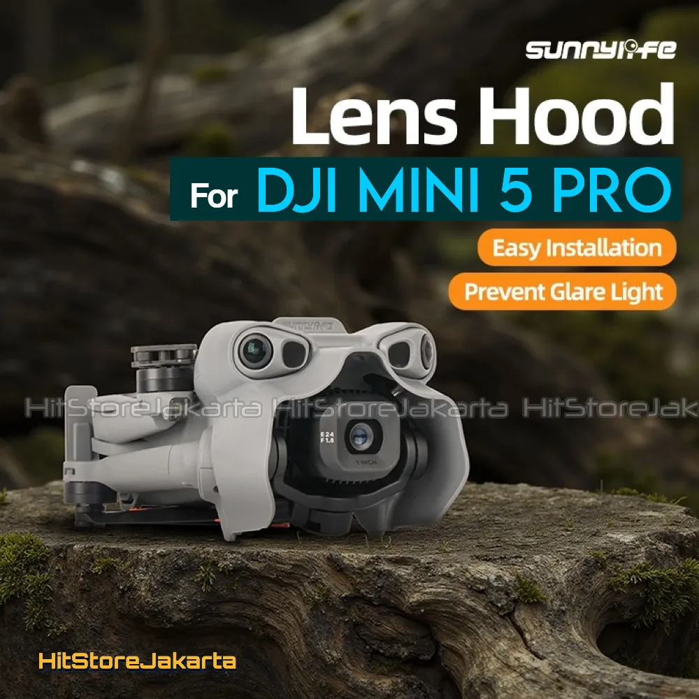 Sunnylife Anti Glare Lens Hood for DJI Mini 5 Pro Lens Cover Sunhood
