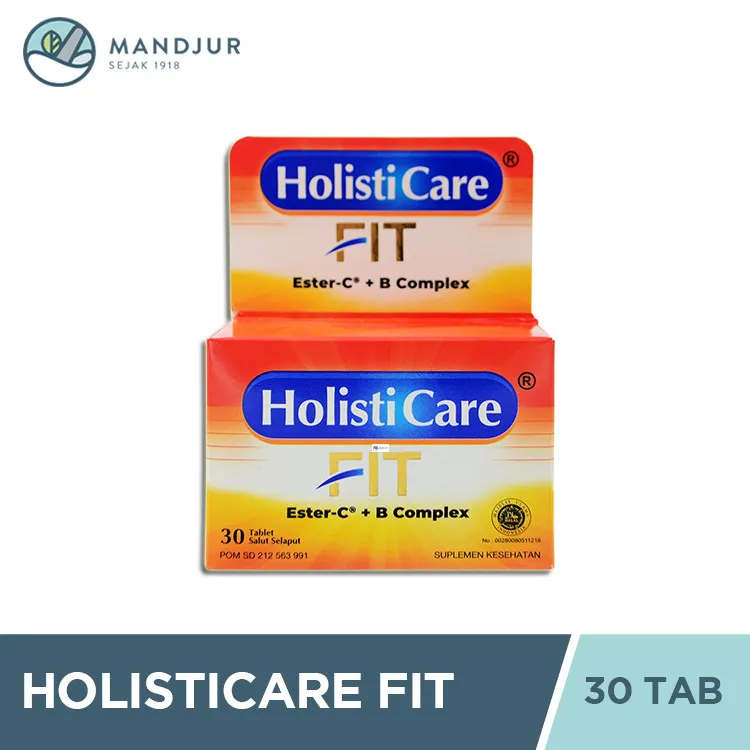 Holisticare Fit 30 Tablet - Suplemen Vitamin C dan B Complex