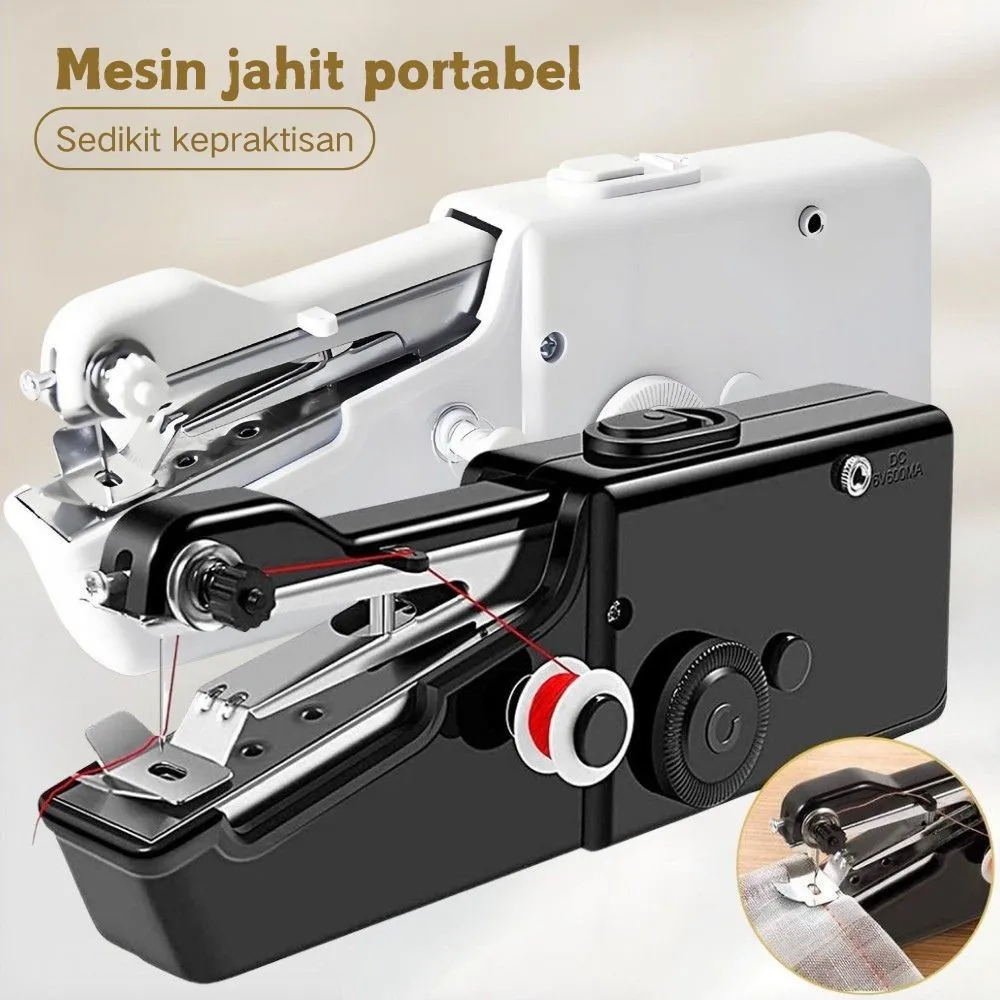 Portable HandyStitch Tangan Mesin Electrik Menjahit Genggam Alat Serbaguna Sewing Hand Held