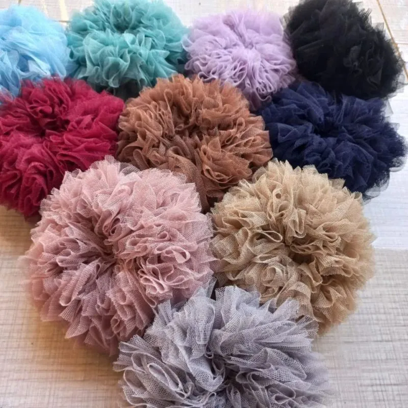 12 PCS Lusinan Ikat Rambut Tile Jumbo - Cepol Hijab Anti Pusing Lusinan Isi 12 PCS Ikat Rambut Jumbo
