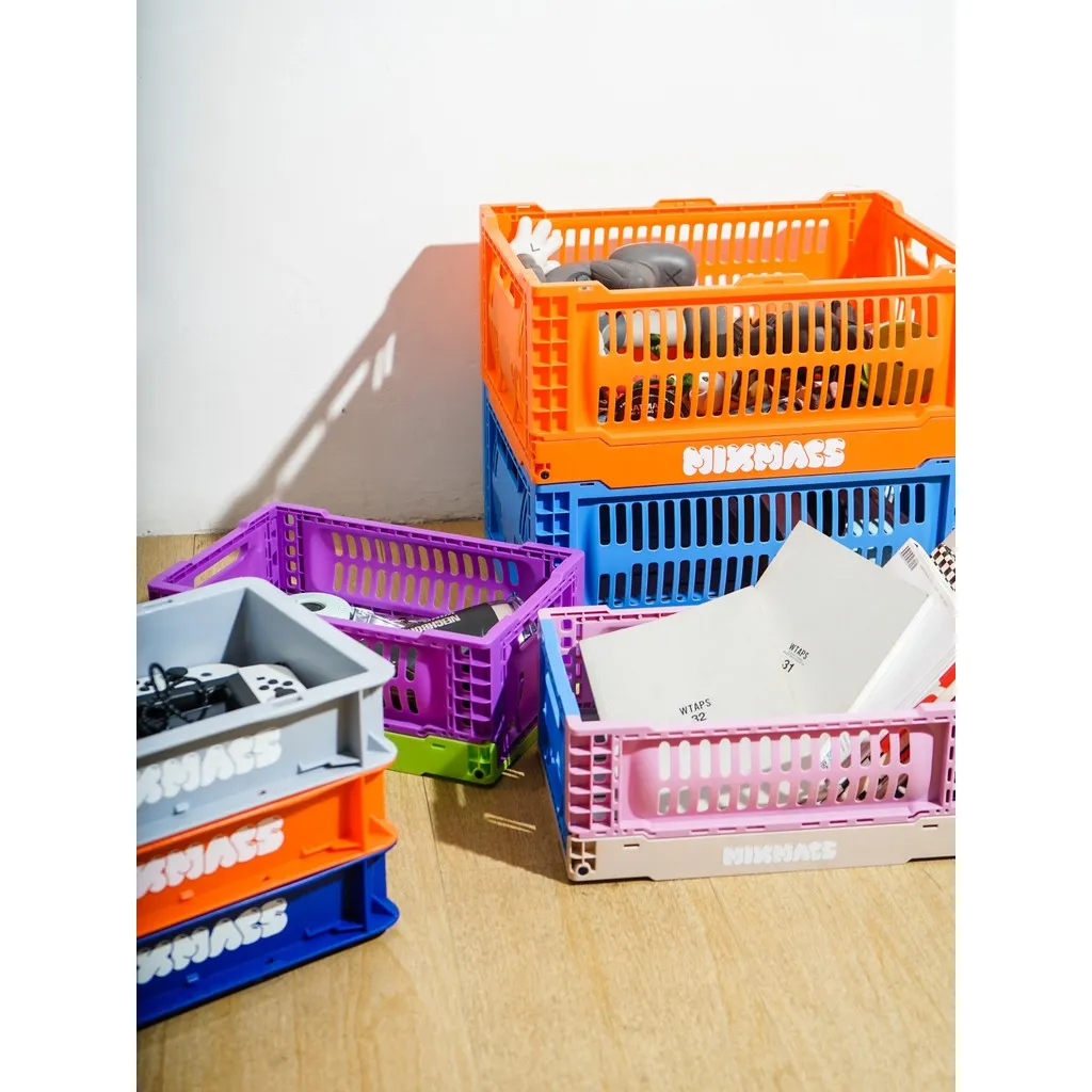 Mixmacs | Murakami Folding Box Kotak Penyimpanan Small Storage Box | Keranjang Lipat