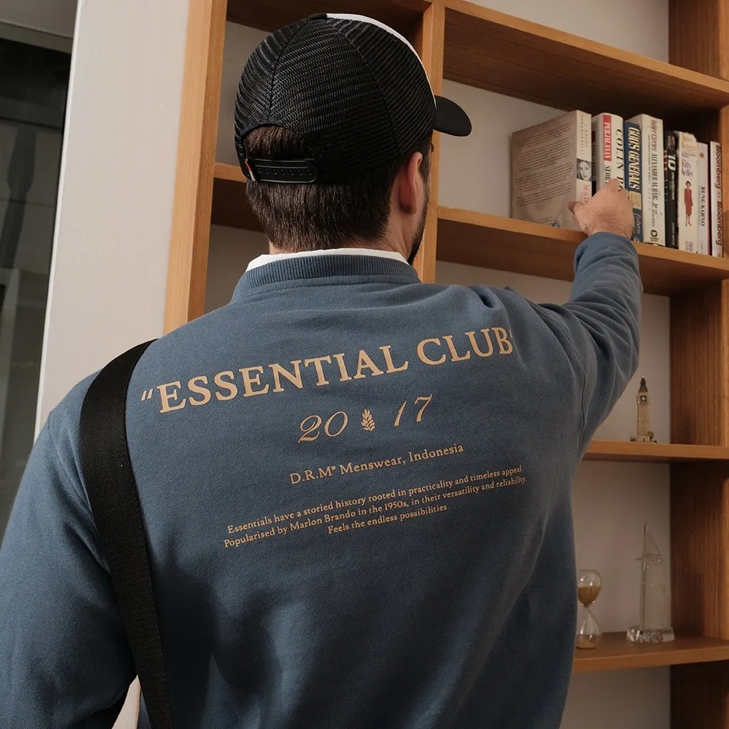 DRM Sweater Crewneck Grafis 4 Variation - Essential