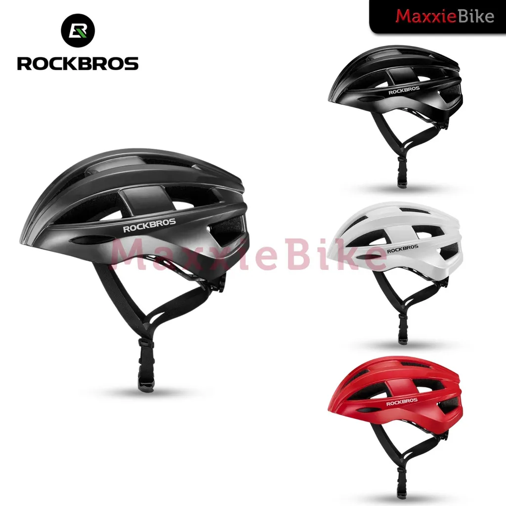 ROCKBROS ZK-013 Helm Sepeda + LED Lampu Belakang Bicycle Helmet MTB Road Bike Lipat Cycling Helmet