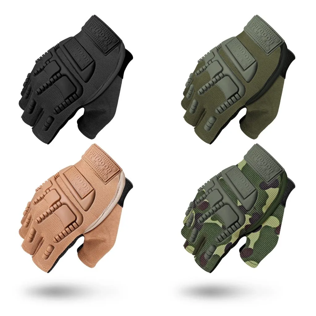 BEST SELLER !! SARUNG TANGAN TACTICAL SEPEDA MOTOR /SARUNG TANGAN OUTDOOR GLOVES HALF /FULL - NO-89-FAS-195