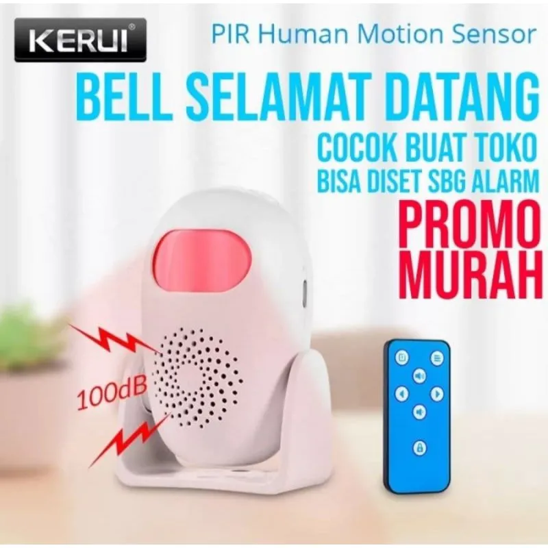 Kerui M120 Pir Motion Sensor Bell Selamat Datang Welcome