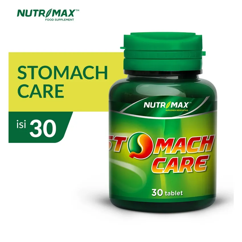 Nutrimax Stomach Care Isi 30 Tablet Untuk Membantu Memperbaiki Dan Menjaga Kesehatan Sistem Pencernaan