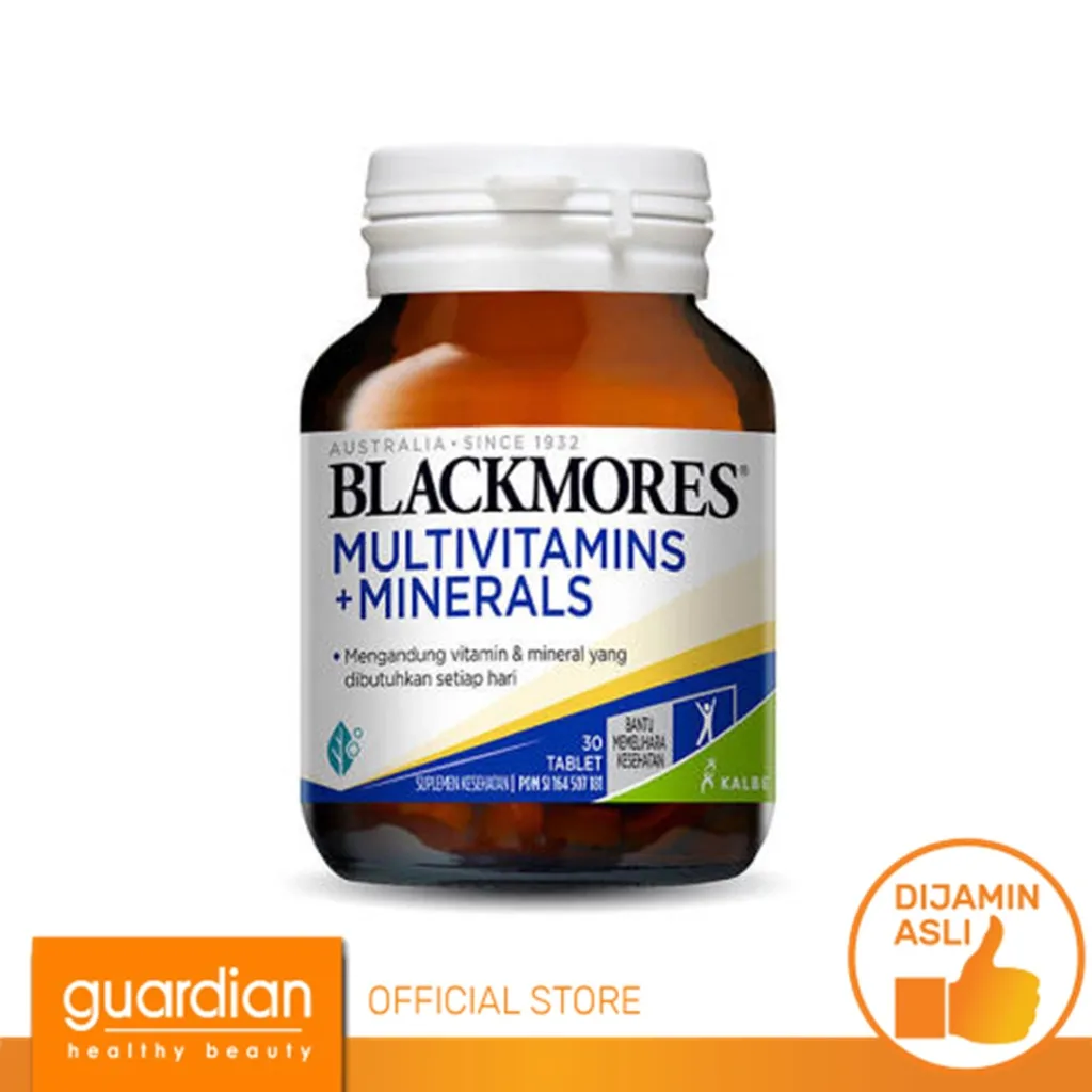 BLACKMORES Multivitamins + Minerals 30s Bantu Memelihara Kesehatan