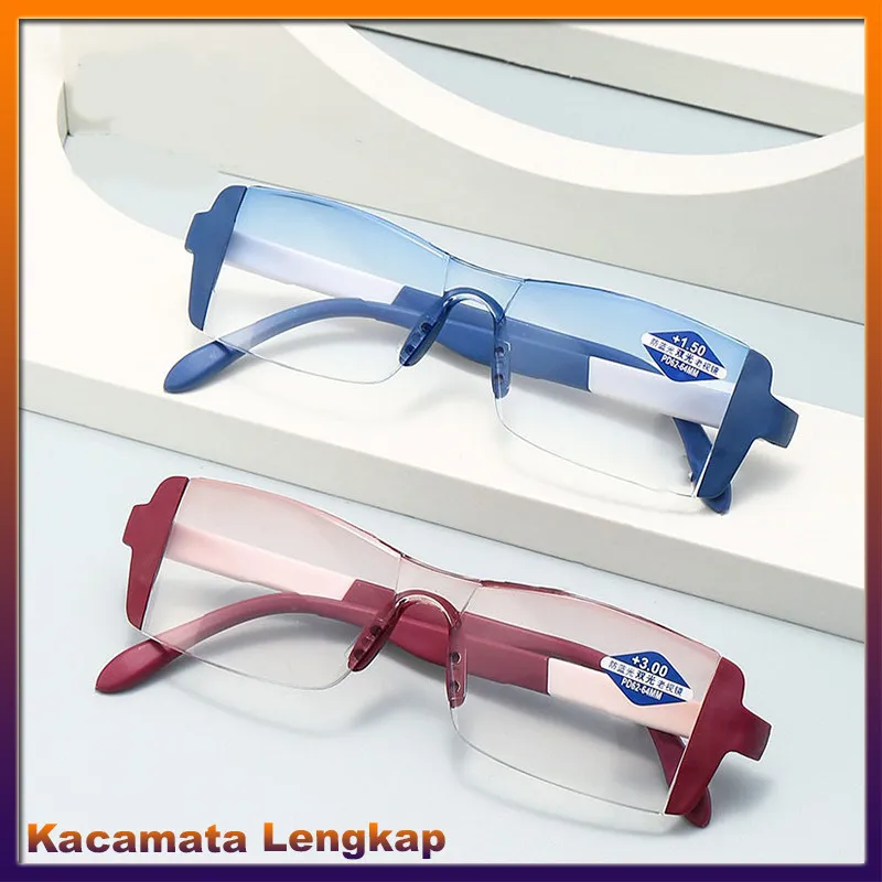 Kacamata Baca anti radiasi Original  Anti radiasi laptop smartphone  Lensa Baca dan Jalan double lens E3030