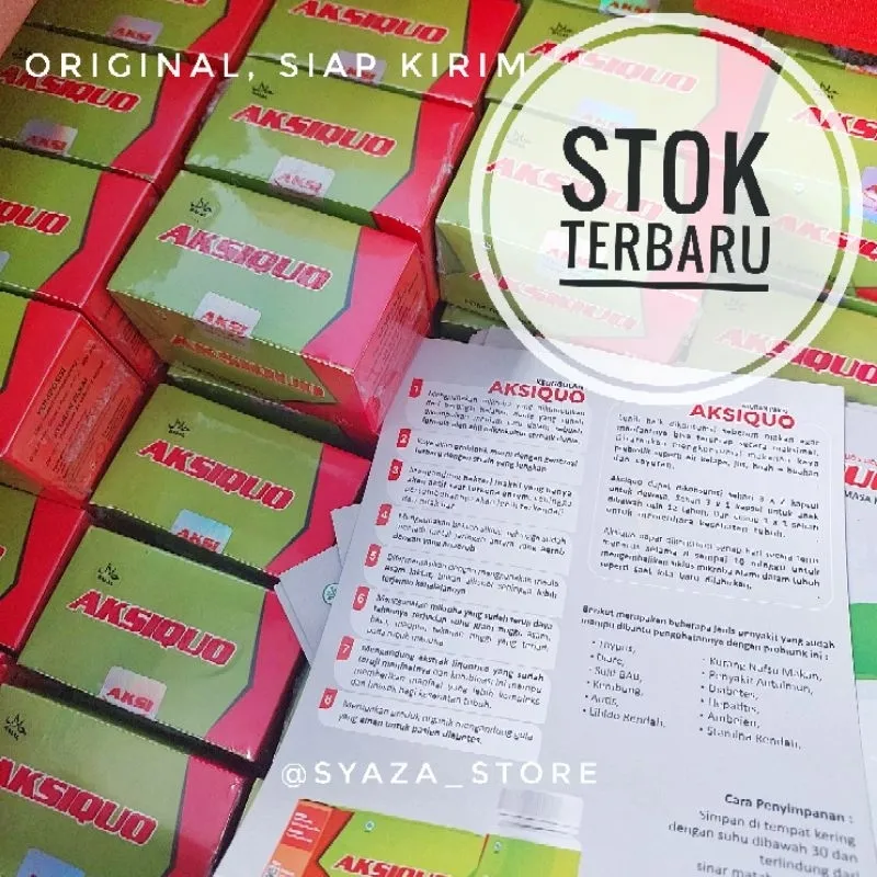 PROBIOTIK AKSIQUO Aksi Original Suplemen Pencernaan