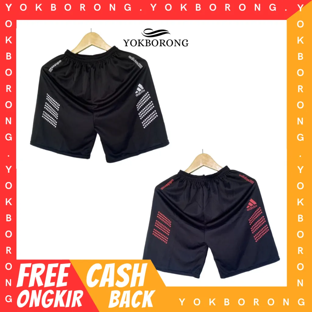 ￼CELANA PENDEK SANTAI PRIA WANITA SPORT OLAHRAGA CASUAL GYM FUTSAL TRAINING LARI KEREN NYAMAN