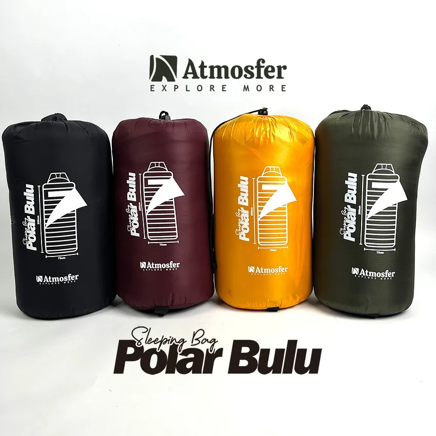 Atmosfer Sleeping Bag Polar Bulu Travelling hikking - SB Gunung - Camping Outdoor