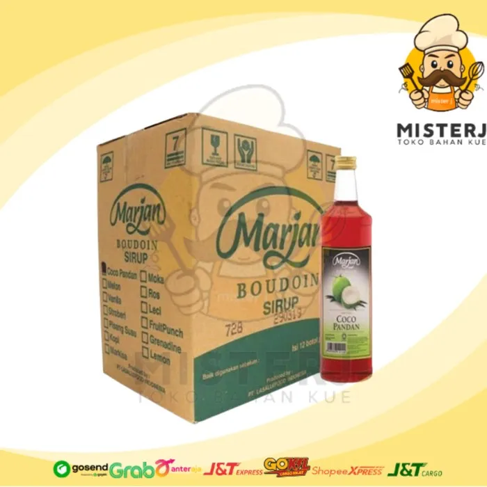 Sirup Marjan 1CTN ALL VARIAN + Bubble Per Botol | PAKET MAX CO 1ctn | Marjan 1 Karton | 12 Pcs | Tidak Bisa Mix Rasa