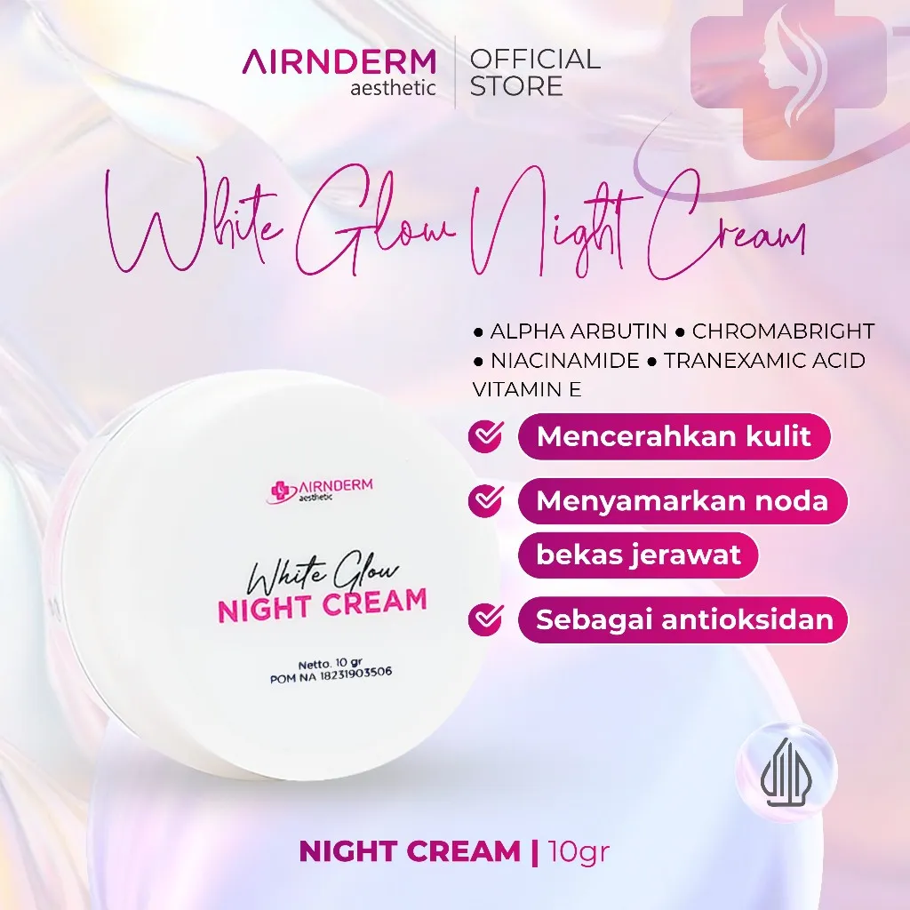 Airnderm Aesthetic White Glow Night Cream (by AIRIN BEAUTY)