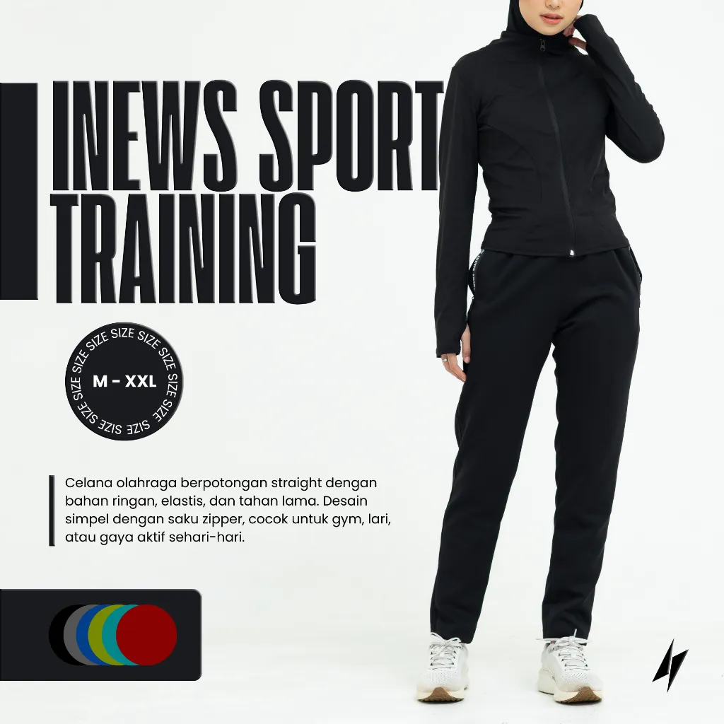 STRONG PANTS Celana training Pants Wanita Dewasa Celana Panjang Olahraga Running Jogging Marathon