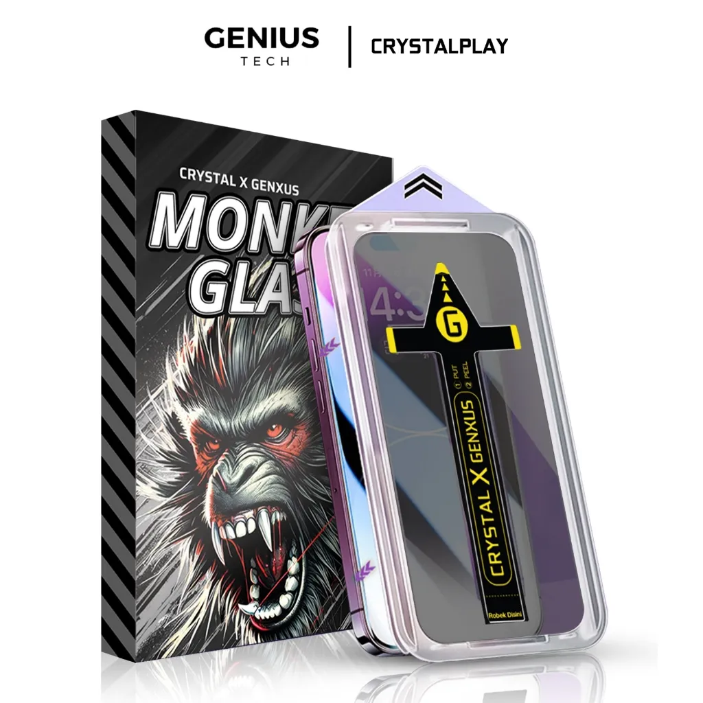 Genius Tech SPY CLEAR Screen Protector Tempered Glass iPhone Easy Instal GORILLAS GLASS