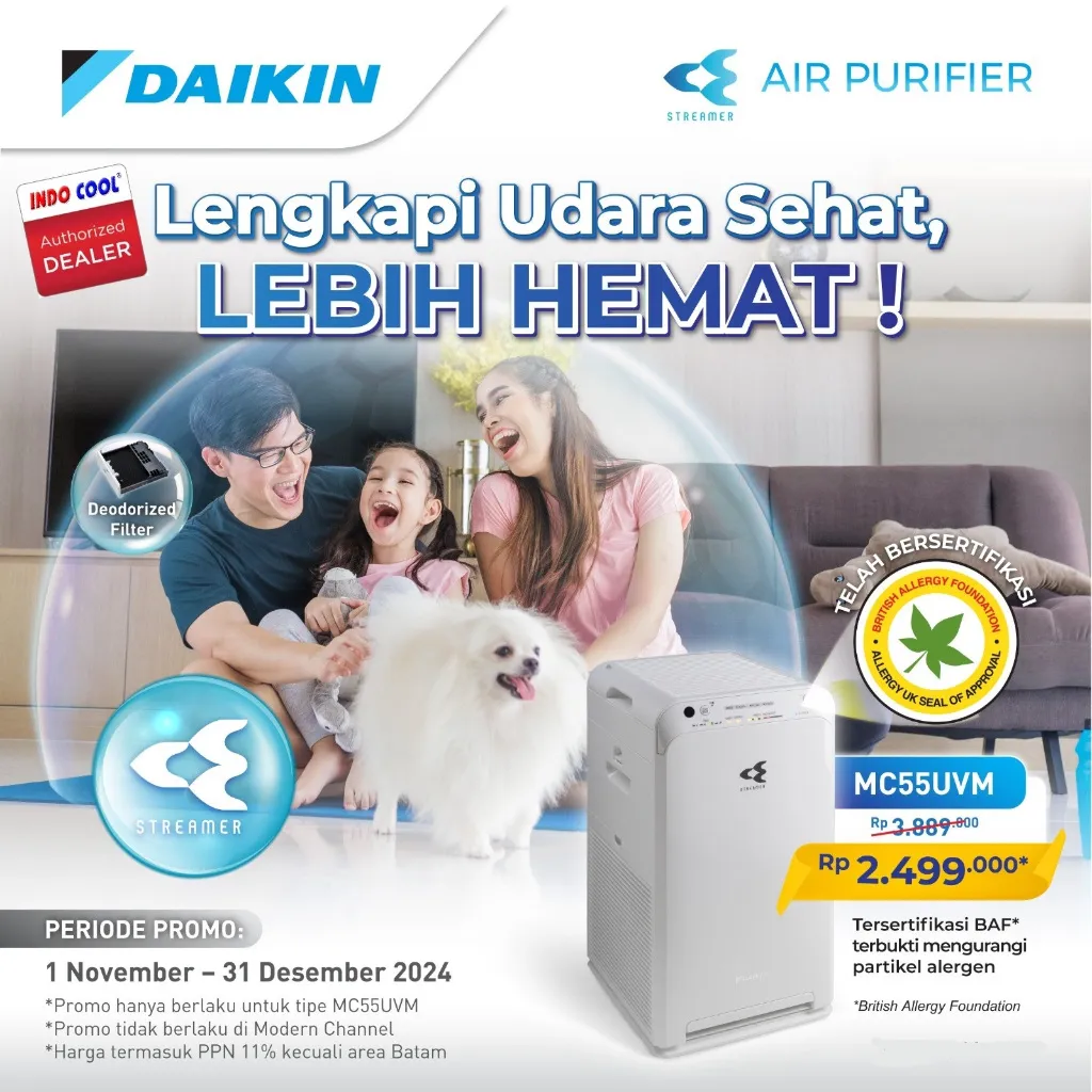 Air Purifier DAIKIN MC55UVM6-7
