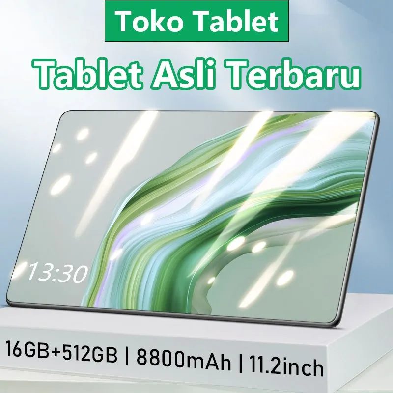 2024 Tablet PC Tab Pro11 Android 12GB+512GB 11,6 inci Layar Penuh Layar Besar Wifi 5G Dual SIM Dual Standby Tablet Anak-anak Belajar Ponsel Kantor Tablet Game Tablet Harga Rendah Tablet Jaminan Resmi Tablet Mesin Pembelajaran