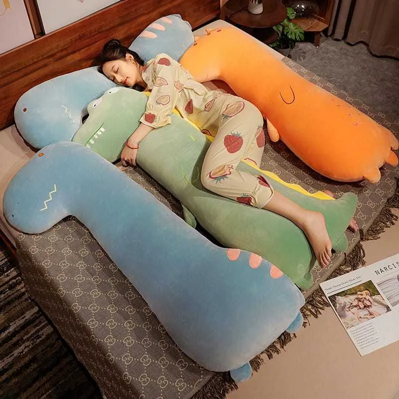 Boneka Bantal Guling Crocodile / guling jumbo / guling dinosaurus / Guling karakter ukuran 1m/ 100cm