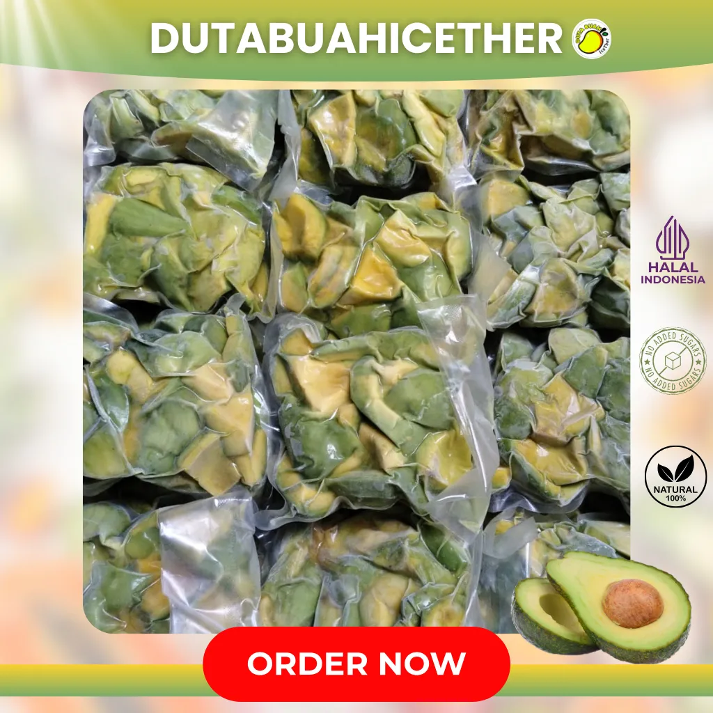 Alpukat Mentega Frozen Fruit 500g – Buah Beku Segar Siap Konsumsi | Duta Buah Icether Bandung