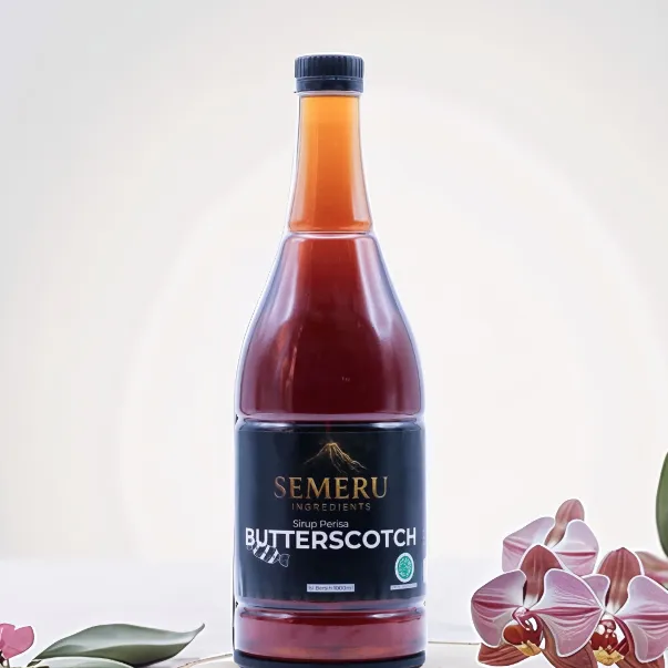 Semeru Sirup - Syrup ButterScotch 1000ml - Sirup Minuman Rasa Butterscotch